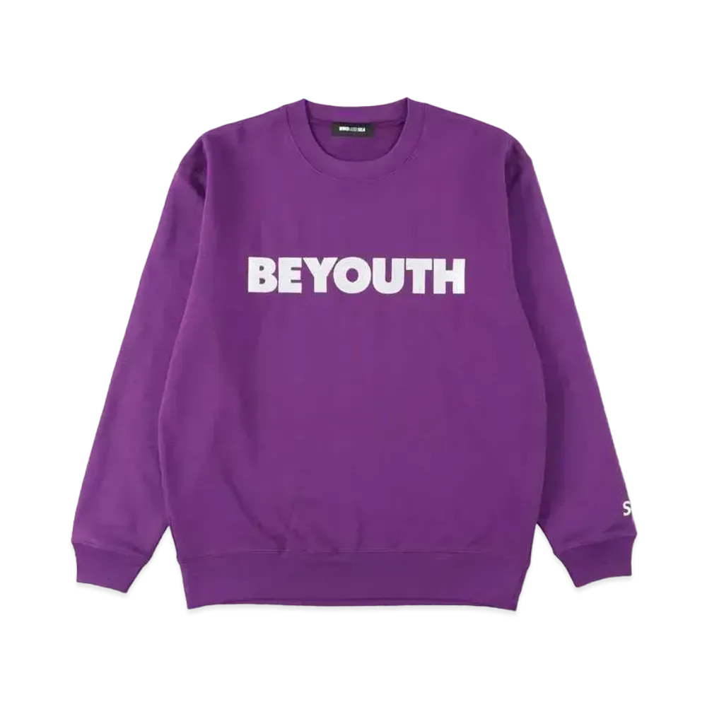 WIND AND SEA BE YOUTH CREW NECK "Purple"