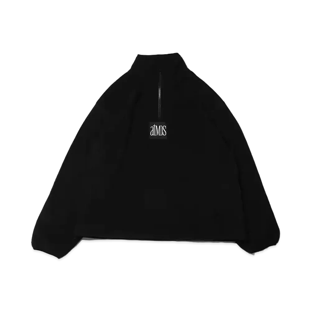 atmos Half Zip Freece Tops "Black"