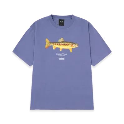 HUF Co-Op Golden Trout Tee "Purple Navy"