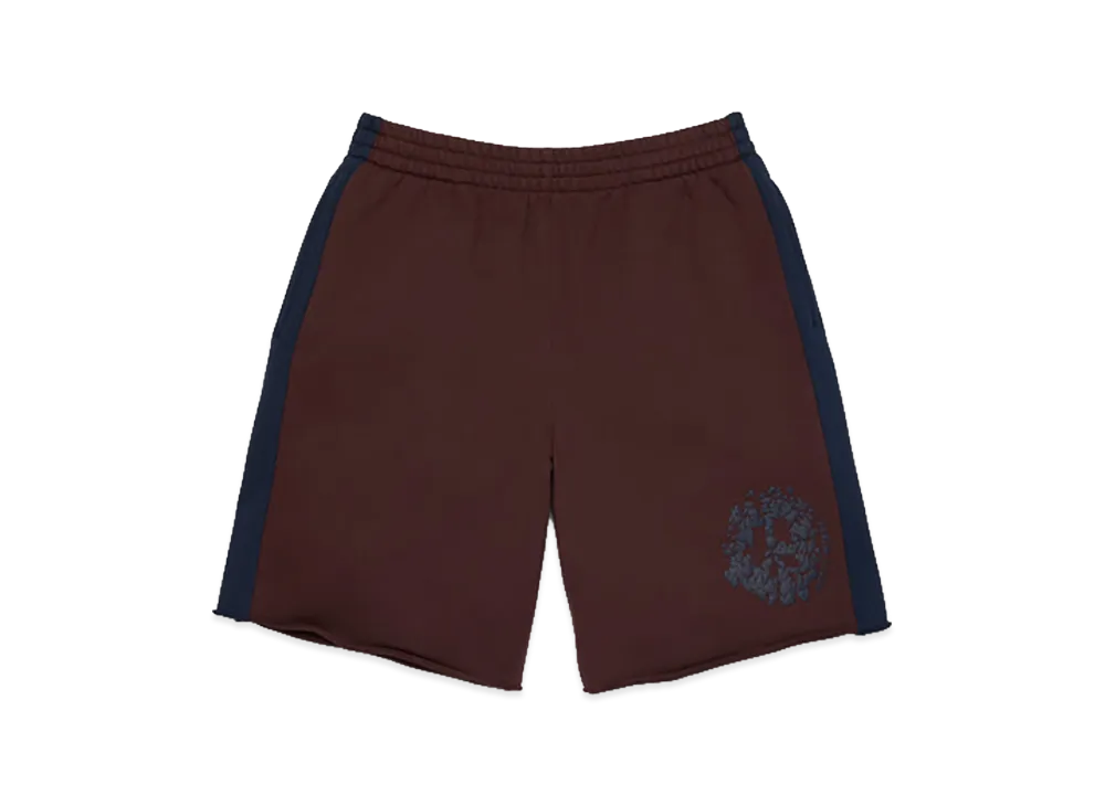 DENIM TEARS Denim U Paneled Sweatshort "Brown"