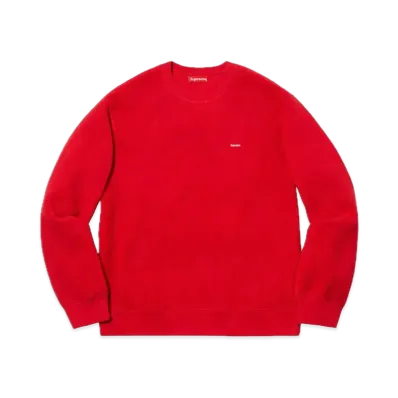 Supreme Polartec Small Box Crewneck "Red"