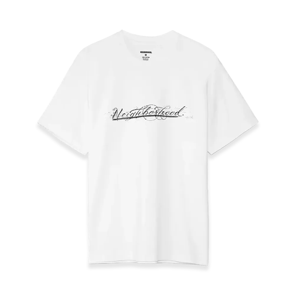 NEIGHBORHOOD x Dr. Woo Short Sleeve T-Shirt "White"