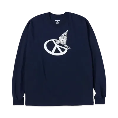 NEIGHBORHOOD NH . Tee LS-20 "Navy"