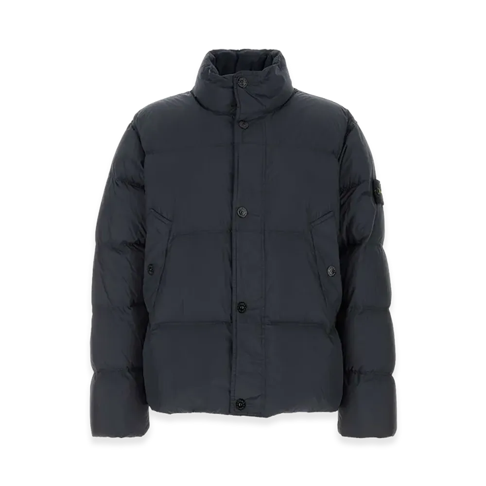 Stone Island Nylon Down Jacket "Navy Blue"