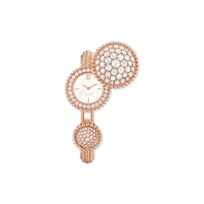 Van Cleef & Arpels Perlee Toi & Moi watch medium model "18K Rose gold/Diamond/Mother-of-pearl"