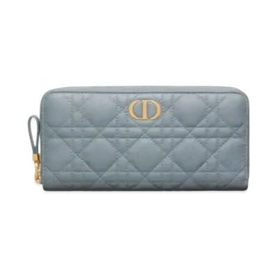Dior Caro Voyage Wallet "Cloud Blue"
