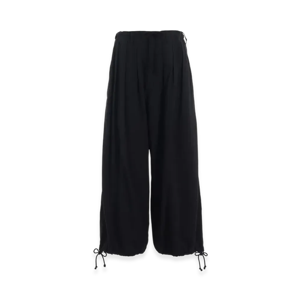 S'YTE Cotton/Linen Poplin Balloon Pants "Black"