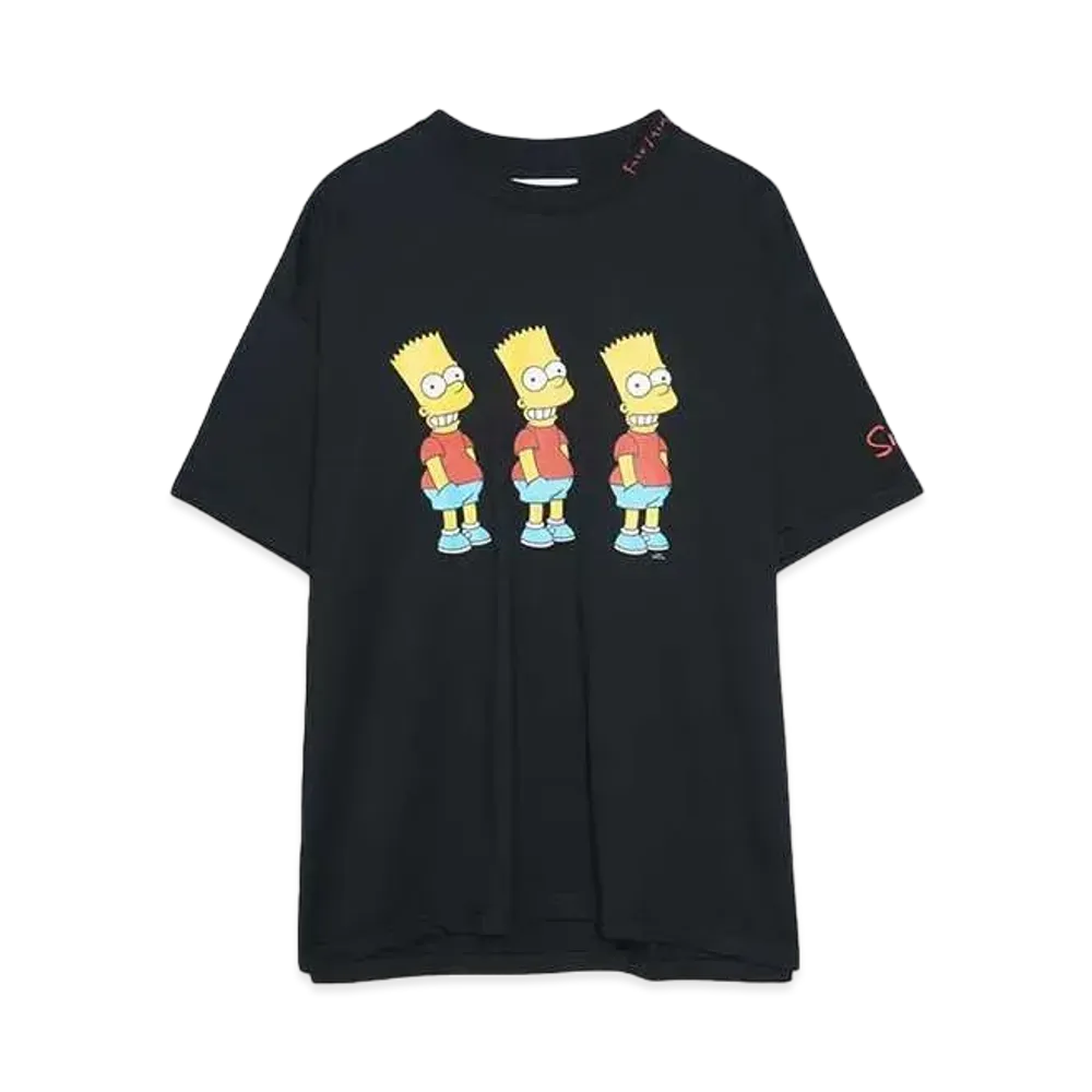 FACETASM The Simpsons/FACETASM BIG TEE "BLACK"