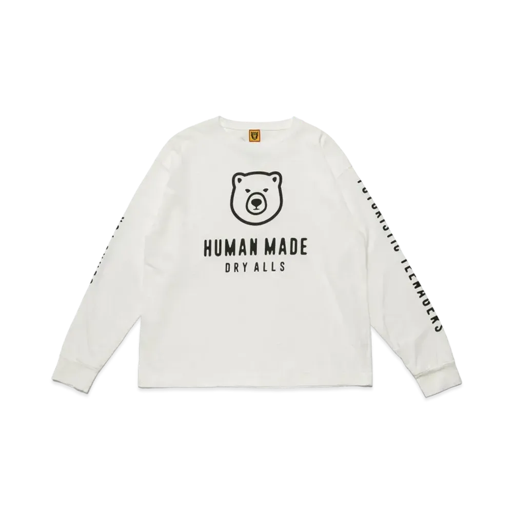 HUMAN MADE L/S T-SHIRT #1 "White"