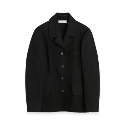 OUR LEGACY Women's Sweep Blazer "Draping Black Canvas"