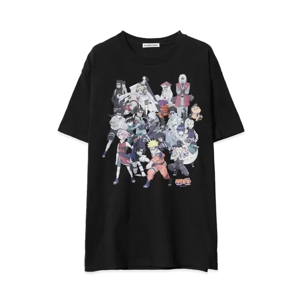 NARUTO x F-LAGSTUF-F "ALL" S/S TEE "BLACK"