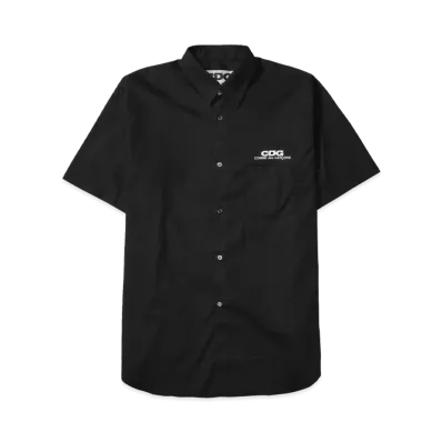 COMME des GARCONS CDG Classic Shirt With Short Sleeve "Black"