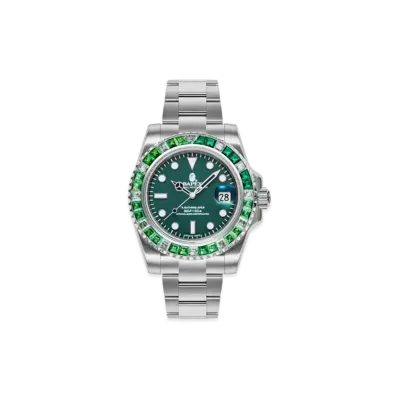 A BATHING APE Type 1 Bapex Crystal Stone "Green"