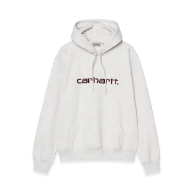 Carhartt WIP Hooded Carhartt Sweat "Ash Heather/Rondo"