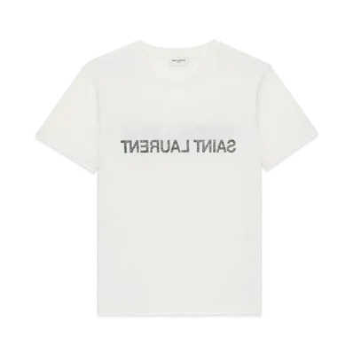 Saint Laurent Women's Saint Laurent Reverse T-shirt "Natural"