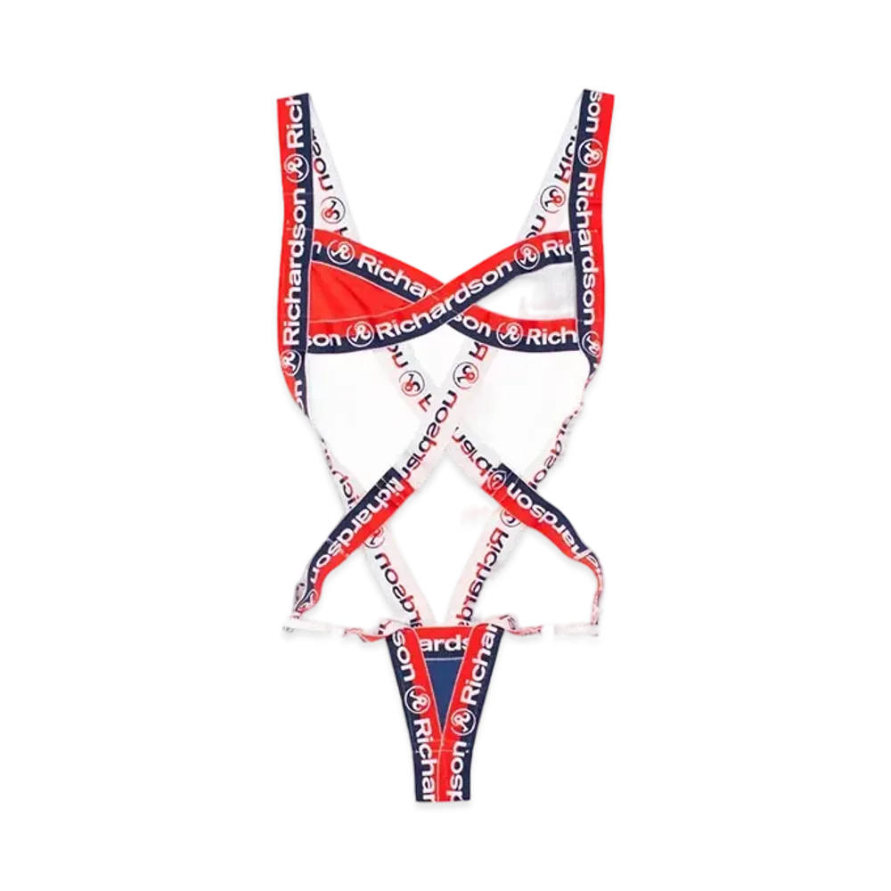 Richardson Elastic Swimsuit "Red/White/Blue"