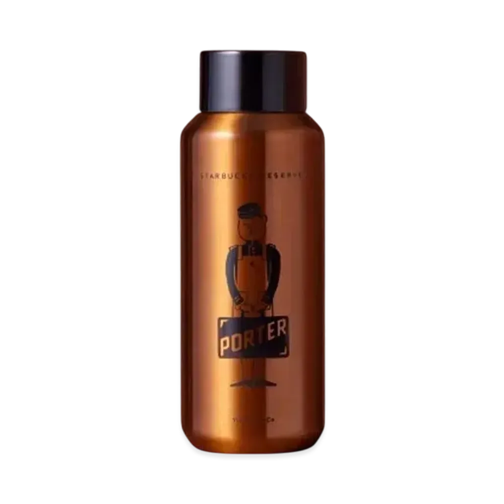 PORTER x STARBUCKS Reserve Recycled Stainless Bottle 355ml "Copper"