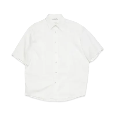 Acne Studios Short Sleeve Button Up Shirt "White"