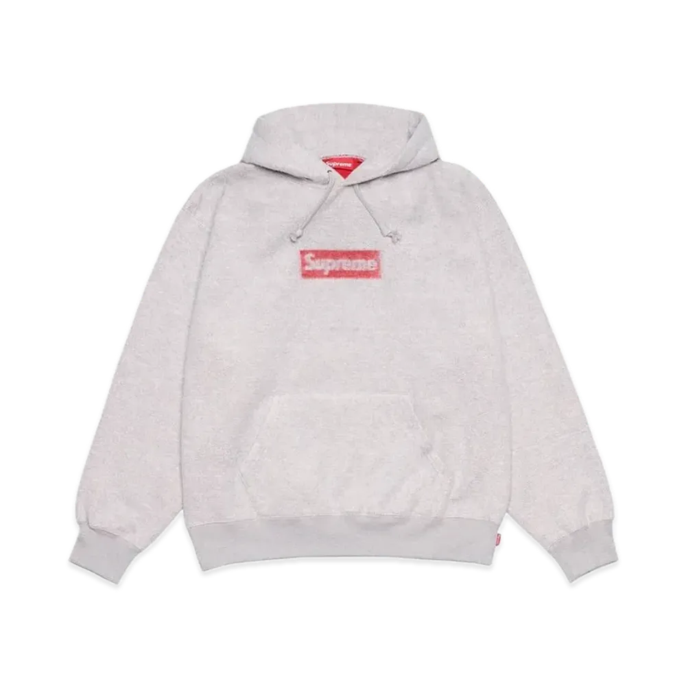 Supreme Inside Out Box Logo Hooded Sweatshirt "Heather Grey"