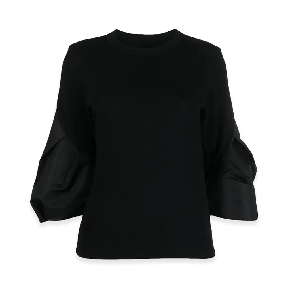 sacai Women's Sweaters "Black"