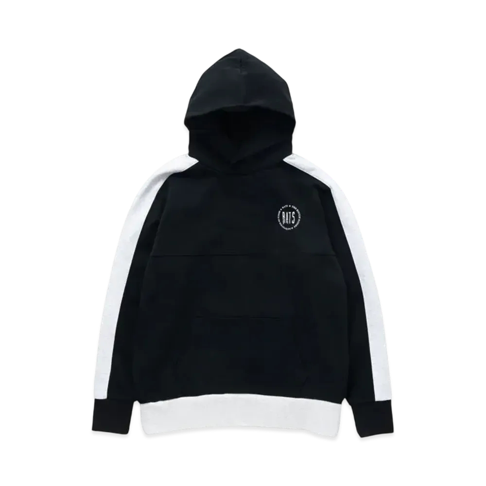 RATS Cross Cut Hoodie "Black"