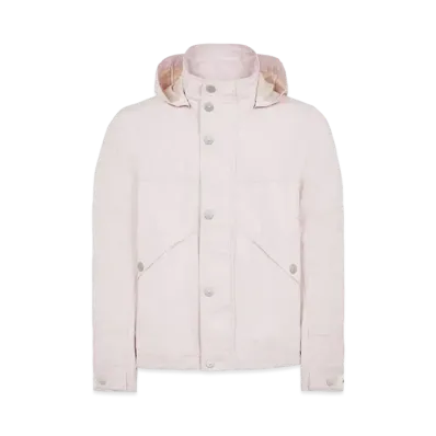 Stone Island 418X1 Stone Island Marina_Raw Plated Linen "Pink"
