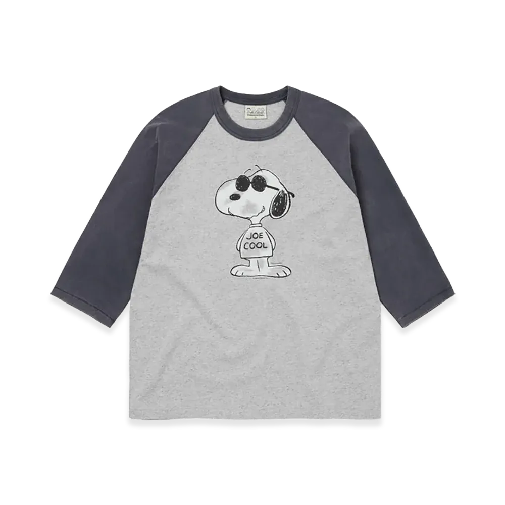 thisisneverthat x PEANUTS Raglan Tee "Heather Grey"