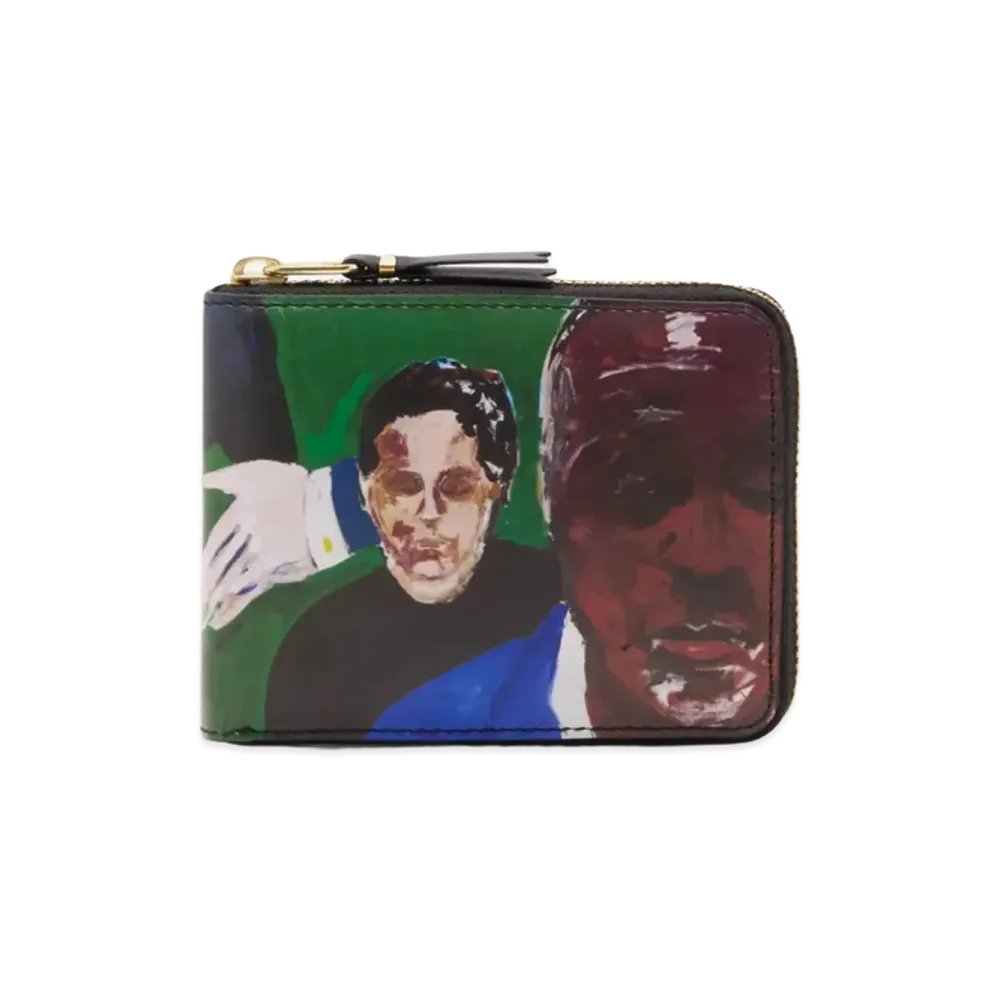 COMME des GARCONS CDG Wallet Henry Taylor Zip Around Wallet "Green"