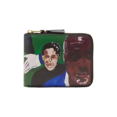 COMME des GARCONS CDG Wallet Henry Taylor Zip Around Wallet "Green"