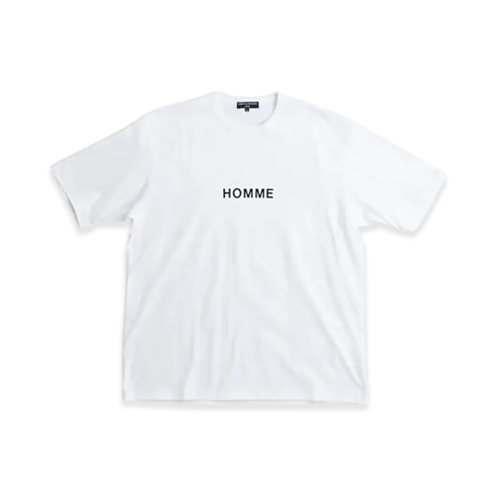 COMME des GARCONS HOMME Logo Print T-shirt "White"