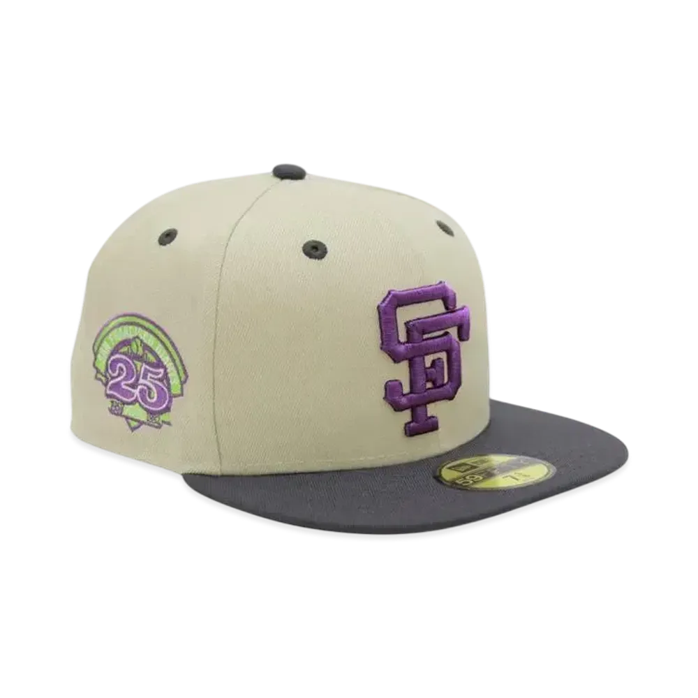 NEW ERA x THE CAP 59Fifty 'Purple Haze Pack 02' San Francisco Giants "Stone/Charcoal Gray"