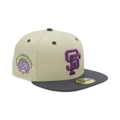 NEW ERA x THE CAP 59Fifty 'Purple Haze Pack 02' San Francisco Giants "Stone/Charcoal Gray"