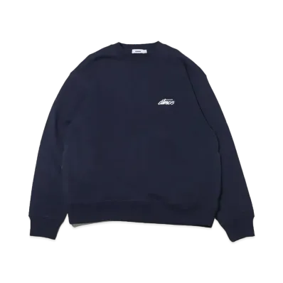 atmos Signature Logo Crew Neck "Navy"