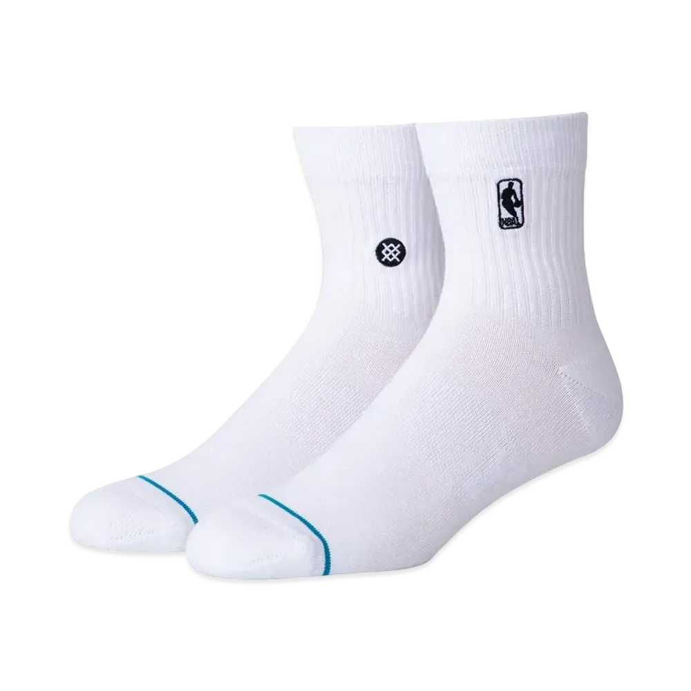 STANCE LOGOMAN ST QTR "WHITE"