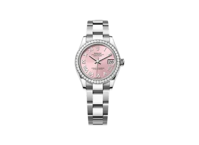 ROLEX Datejust 31 Oystersteel & White Gold Diamonds "Pink"