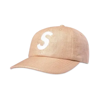 Supreme Raffia S Logo 6-Panel "Natural"