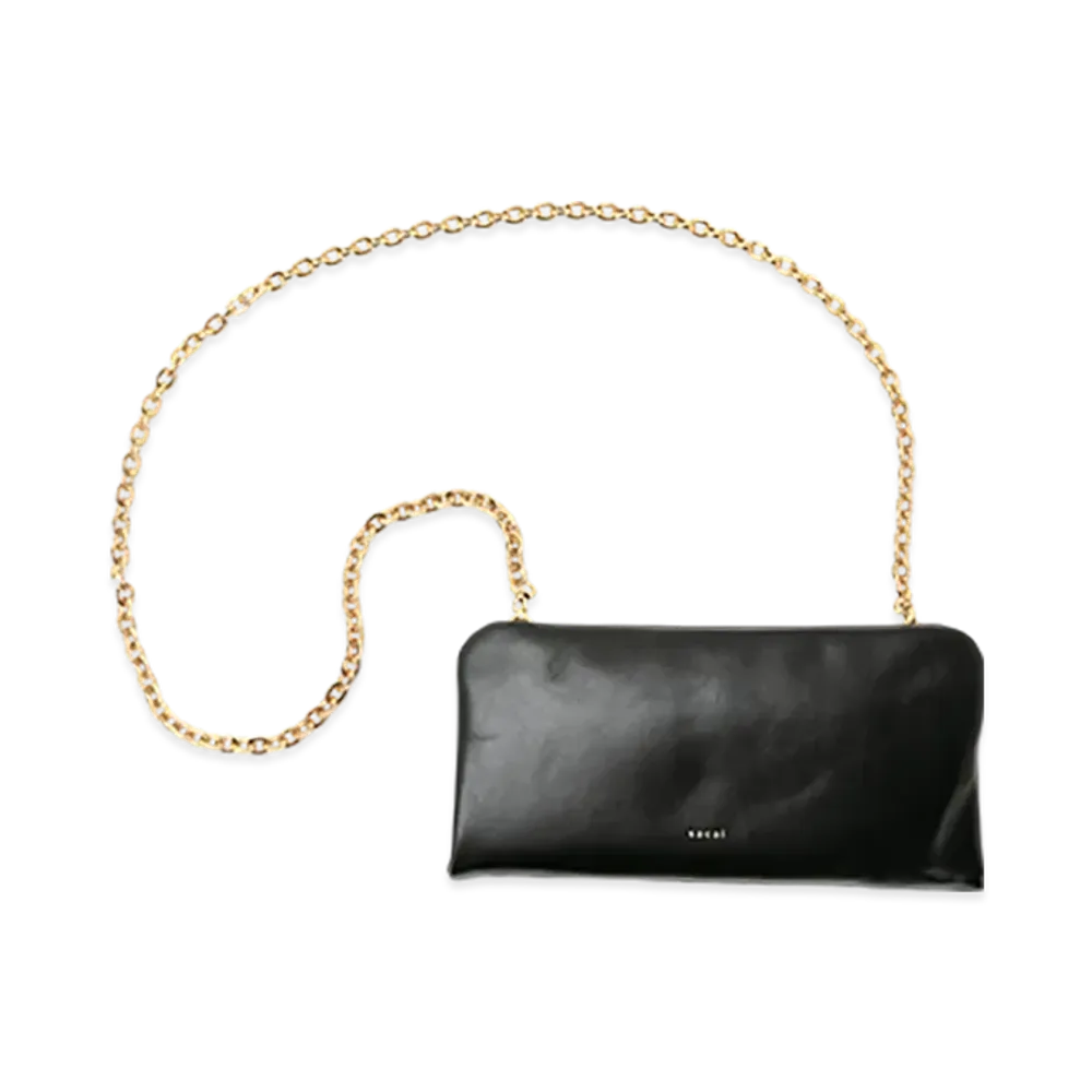 sacai Padded Long Wallet "Black"