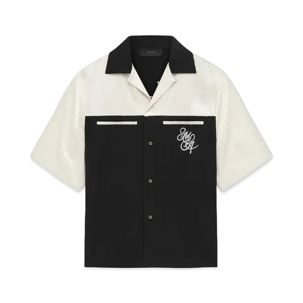 AMIRI Ma Quad Yoke Camp Shirt "Black"
