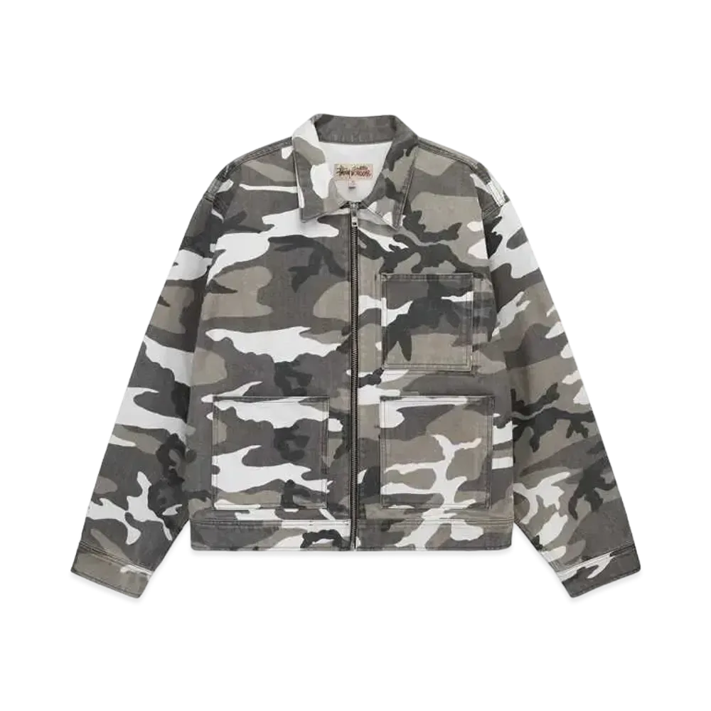 Stussy Camo Zip Work Jacket "Multi"