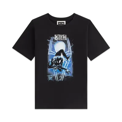 Kith x Marvel Kids Symbiote Spiderman Vintage Tee "Black"
