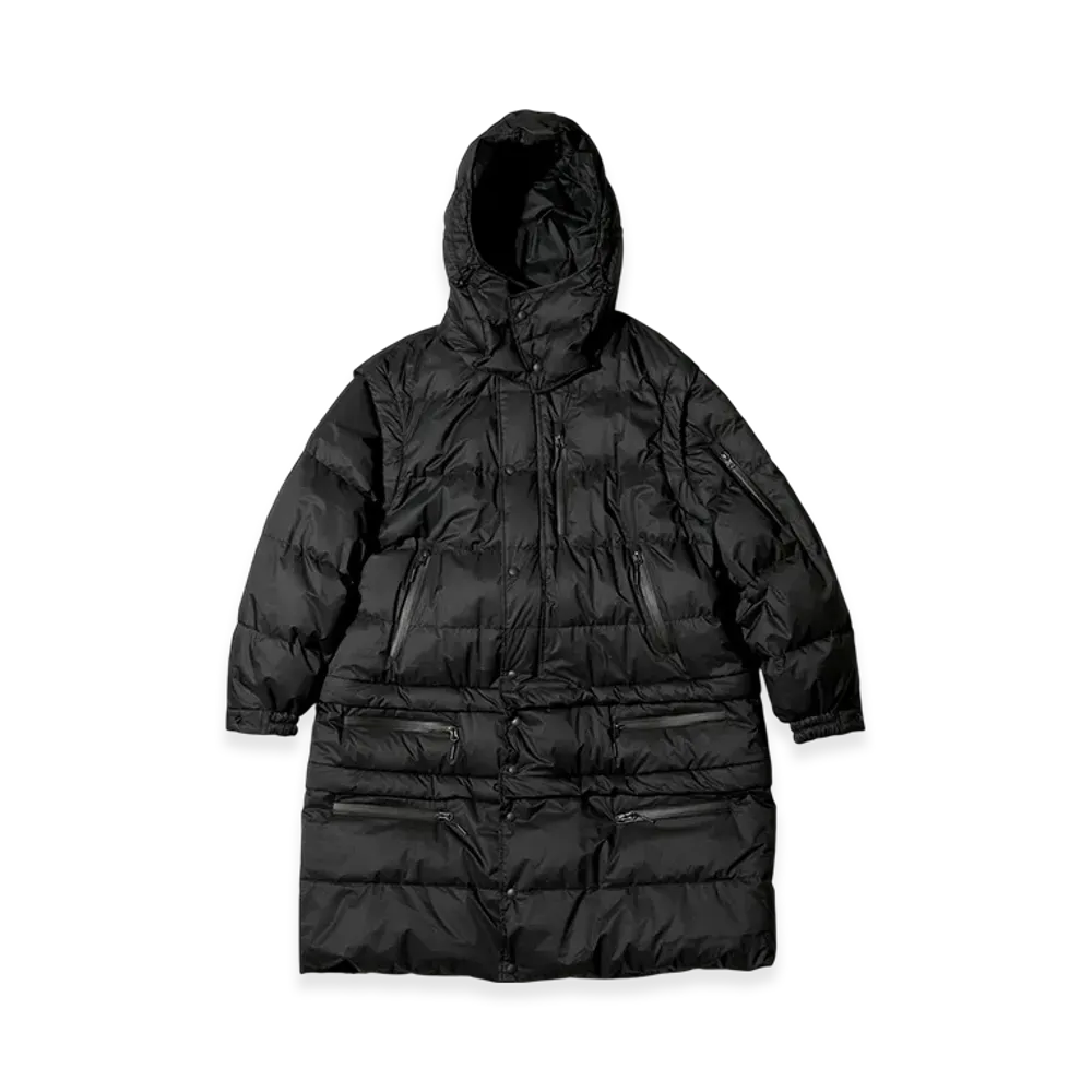 ENGINEERED GARMENTS x NANGA Detachable Down Coat "Black"