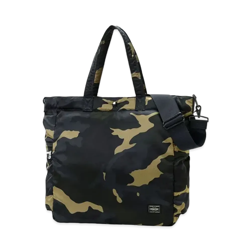 PORTER / COUNTER SHADE 2Way Tote Bag "Woodland Khaki"
