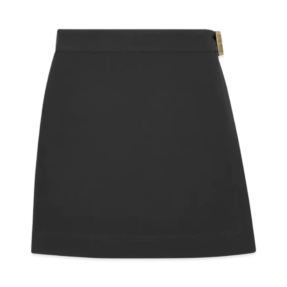 Dior Women's Wool and Silk Skort "Black"