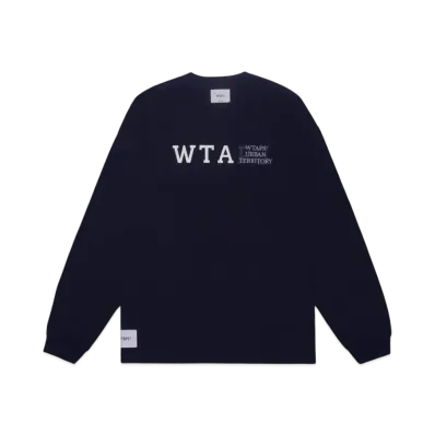 WTAPS Design 01 / LS / Cotton. College "Navy"