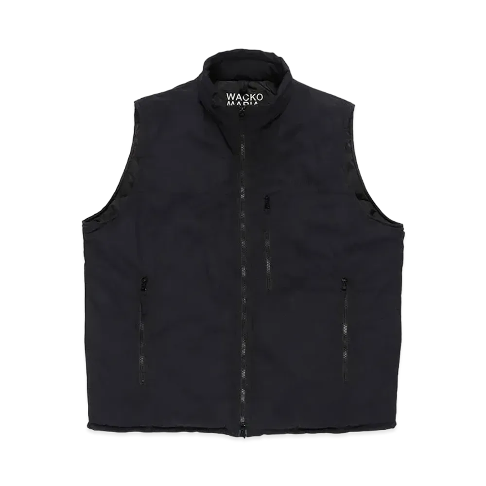 WACKO MARIA Nylon Padding Vest "Black"