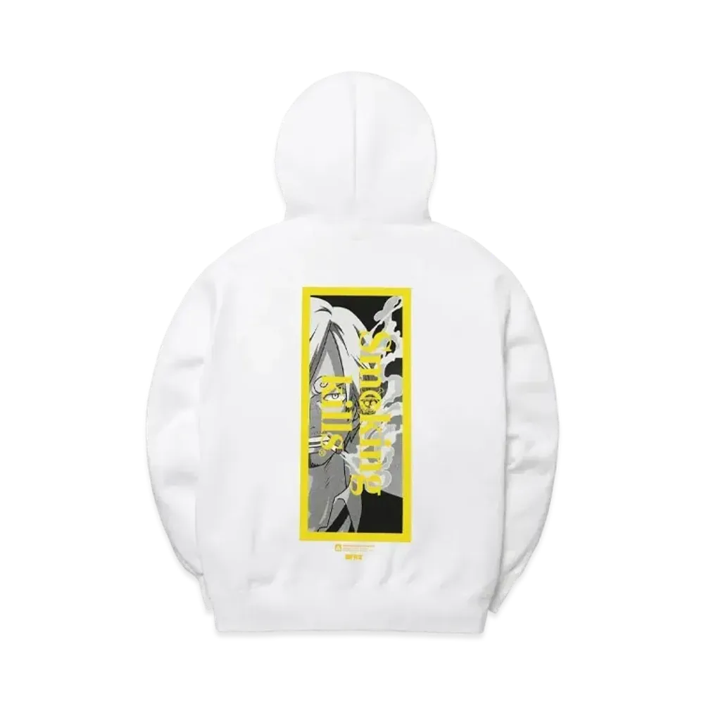 FR2 x ONE PIECE Collaboration Smokers Hoodie SANJI ver "White"