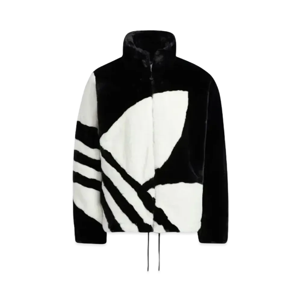 adidas Fur Track Jacket "Black/Off White"