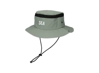WIND AND SEA Nylon Safari Hat "Sage"