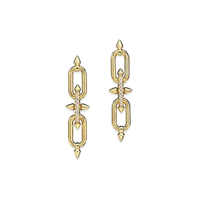 Tiffany & Co.Titan by Pharrell Williams Earrings "Yellow Gold/Diamond"