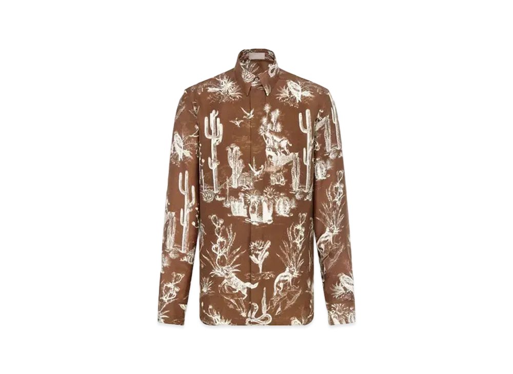 Dior x Cactus Jack Shirt "Brown"